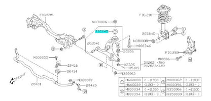 Buje Bandeja Subaru Impreza Forester Legacy Outback