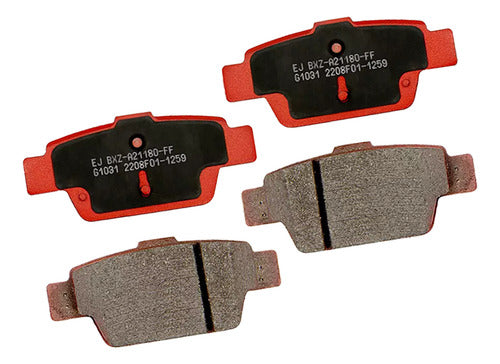 Kit Pastillas Delanteras + Traseras Freno Mahindra Xuv500 2020 2022