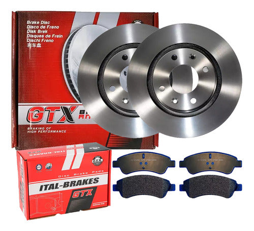 Discos Freno Con Pastilla Peugeot 208 2013 2022