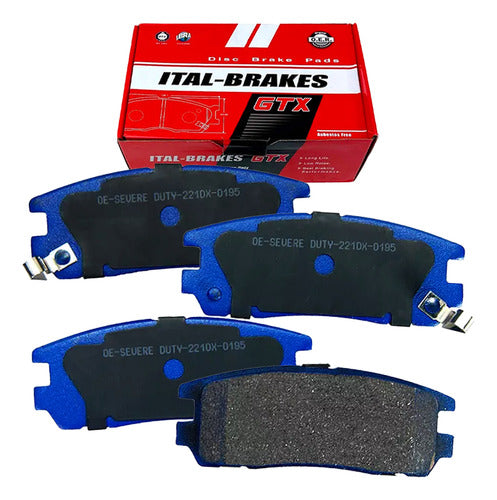 Kit Pastillas Delanteras + Traseras Freno Great Wall Wingle 7 2017 2024