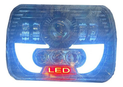 Optico Nissan D21 1986/2010 8 Led Blanca 45w R/l