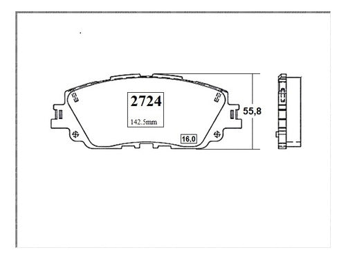 Pastilla Freno Delantero Toyota Rav4 2.5 2019