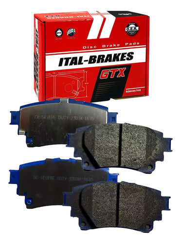 Kit Pastillas Delanteras + Traseras Freno Gtx Toyota Yaris Cross 2024 2024