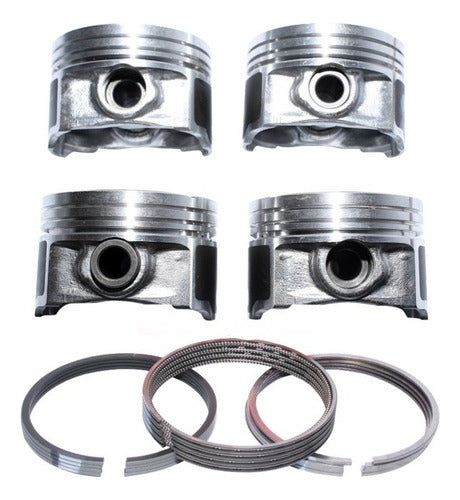 Piston Set Chevrolet Spark Gt 1.2 2010 2017 + Anillos 0.75