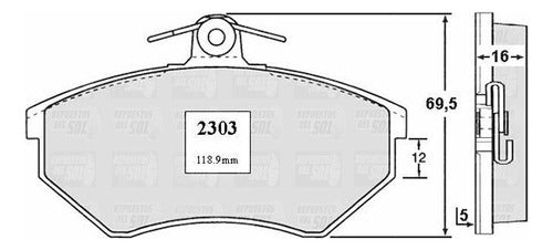 Pastilla Freno Delantero Chery Arrizo 7 2018