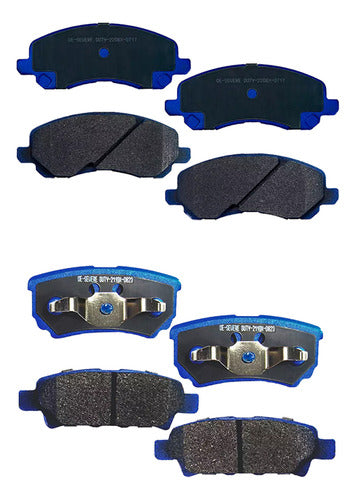 Kit Pastillas Delanteras + Traseras Freno Jeep Patriot 2006 2017