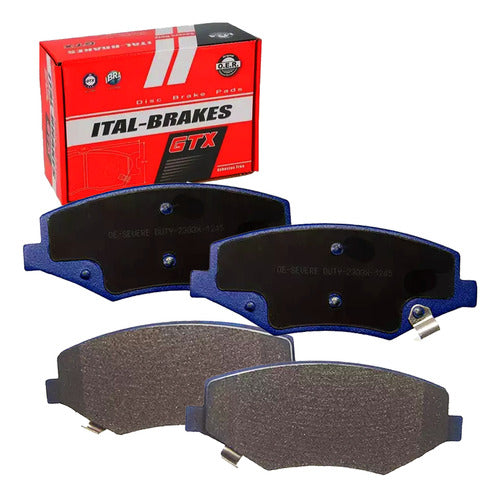 Kit Pastillas Delanteras + Traseras Freno Gtx Byd Tang 2020 2023