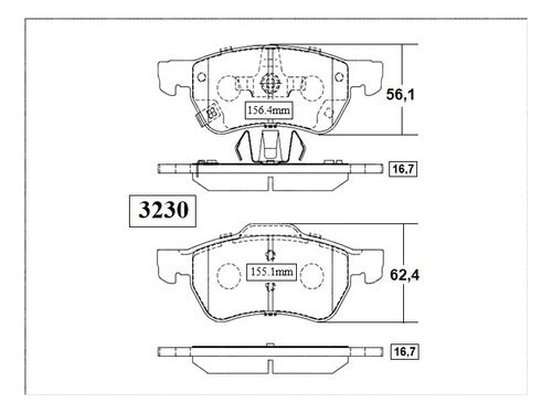 Pastilla Freno Delantero Mg Zx 1.5 2021