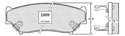 Pastilla Freno Delantero Suzuki Grand Vitara 1.6 1998 2006
