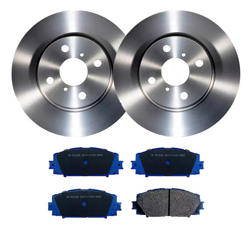 Discos Freno Con Pastilla Toyota Yaris 2006 2013