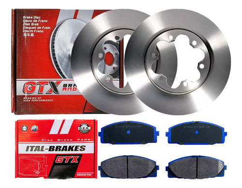 Discos Freno Con Pastilla Gtx Toyota Hiace 2008 2019