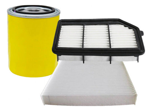 Kit Filtro Honda Wr-v 1.5 2017 2024 Aceite Aire Polen