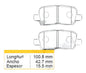 Pastilla Freno Trasera Honda Pilot 3.5 J35a 2003 2008