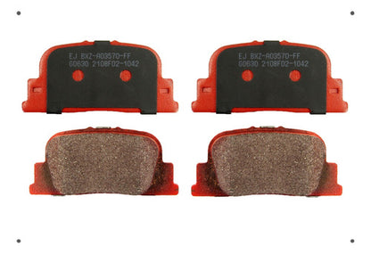 Pastilla Freno Ital Brakes Trasera Lifan 620 2008 2018
