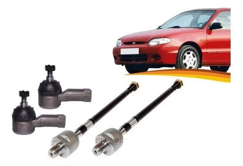 Brazo Axial + Terminales Hyundai Accent 1994 2006