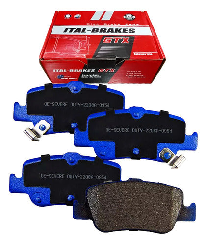 Kit Pastillas Delanteras + Traseras Freno Gtx Toyota Corolla 2013 2021