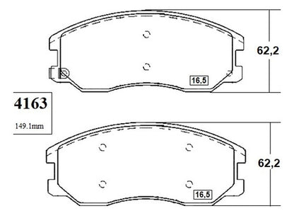 Pastilla Freno Delantero Chevrolet Captiva 2.4 2007 2011