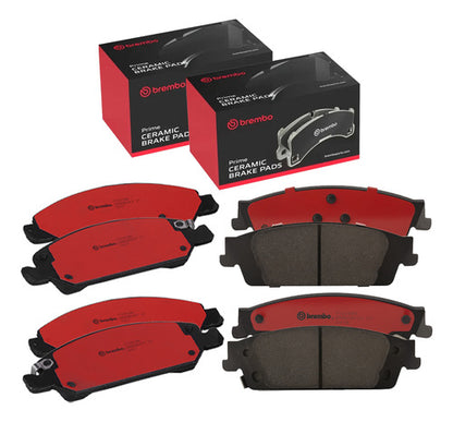 Kit Pastillas Delanteras + Traseras Freno Brembo Chevrolet Suburban 2015 2020