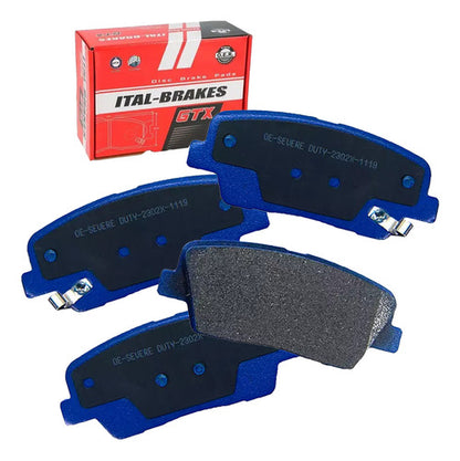 Kit Pastillas Delanteras + Traseras Freno Hyundai Grand Santa Fe 2014 2018