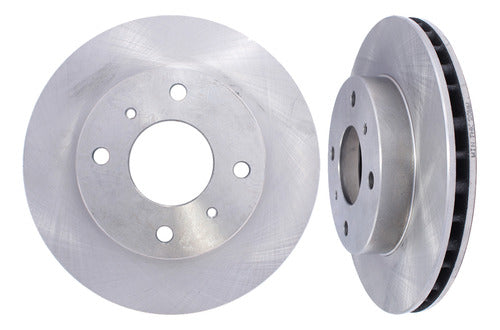 Par Discos Freno Nissan Sentra 2001 2010 Delantero