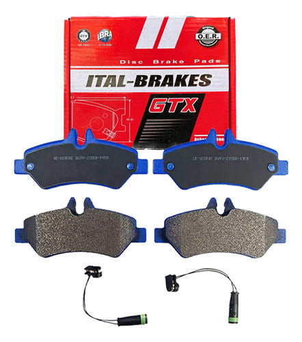 Kit Pastillas Delanteras + Traseras Freno Volkswagen Crafter 2006 2016
