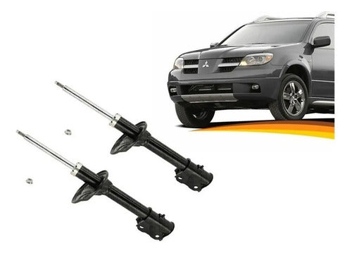 Amortiguador Mitsubishi OutlanDerecho 2001 2007 Delantero Par