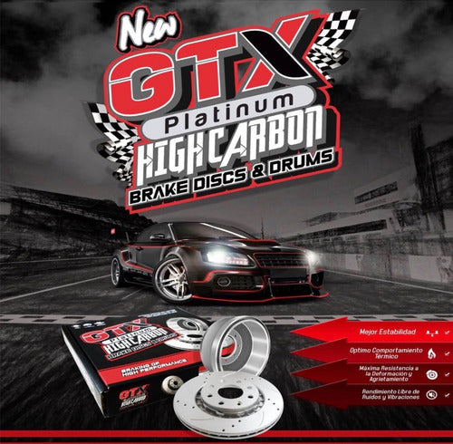 Par Discos Freno Trasero Volkswagen Golf 2010 2010