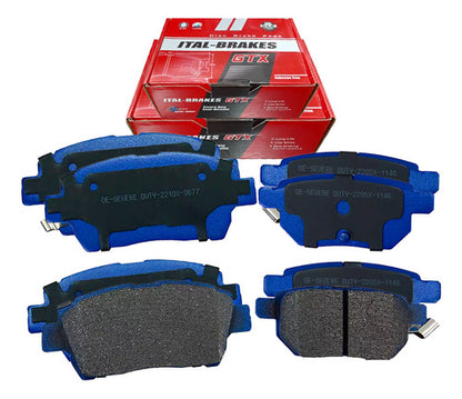 Kit Pastillas Delanteras + Traseras Freno Great Wall Peri 2009 2011