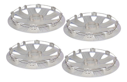 Set Tapa Rueda Chevrolet Sail 1.4 2011 2016 Aro 14 4 Piezas
