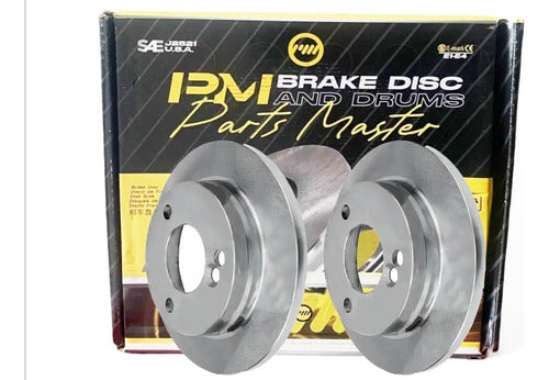 Par Discos Freno Trasero Hyundai Accent V 2019 2023