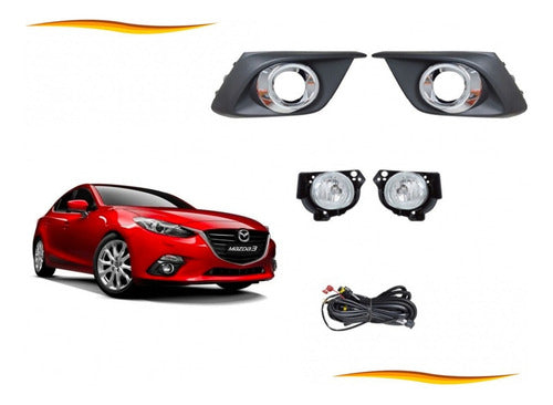 Kit Neblinero Mazda 3 Sedan 2014 2016