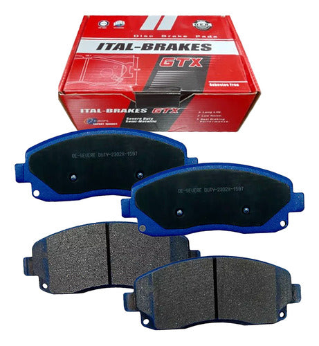 Kit Pastillas Delanteras + Traseras Freno Gtx Jmc New Vigus Plus 2022 2024