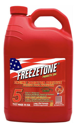 Freezetone Aditivo Radiador Rojo 3.75lt Listo Usar