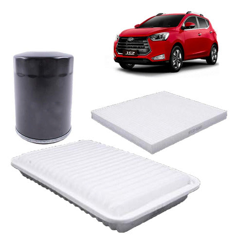 Kit Filtros Jac S2 2016 2023 Aceite Aire Polen