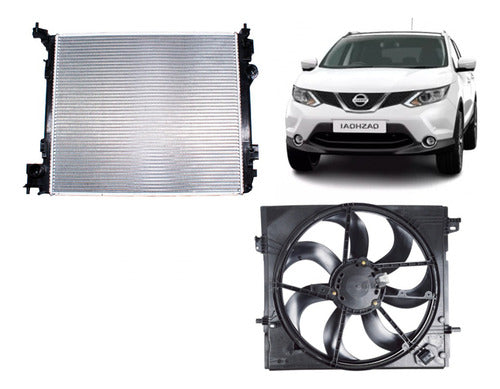 Radiador Motor Nissan Qashqai 2.0 J11 2014 2018 + Electro