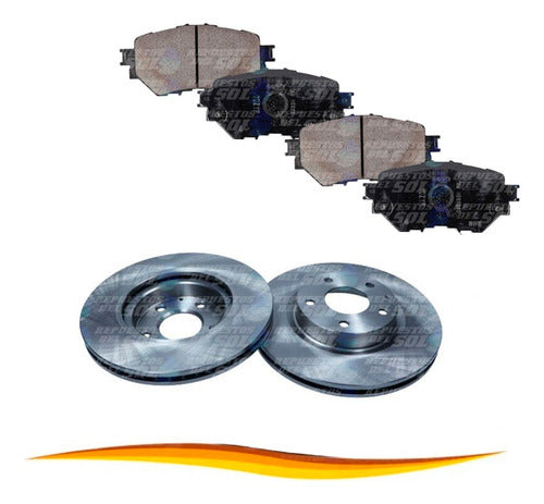Disco Freno + Pastilla Delantero Mazda 2015 2018