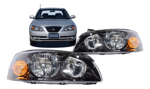 Optico Hyundai Elantra J2 1.8 2004 2006 Par