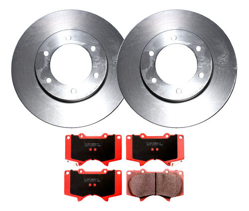 Discos Freno Con Pastilla Toyota Hilux 3.0 2009 2015