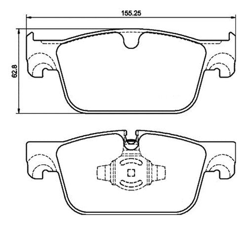 Pastilla Freno Volvo S60 2020 2024 Delantera Trasera