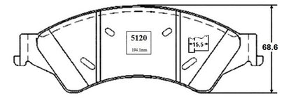 Pastilla Freno Delantero Ford Ranger Raptor 2.0 2021
