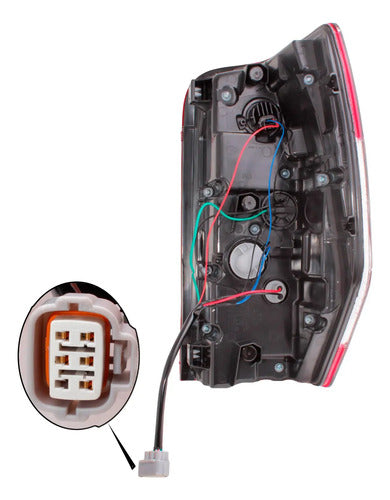 Farol Trasero Mitsubishi L200 2019 2023 Izquierdo Led Rojo