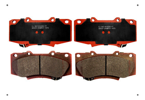 Pastilla Freno Ital Brakes Delantero Toyota Hilux 2010 2022