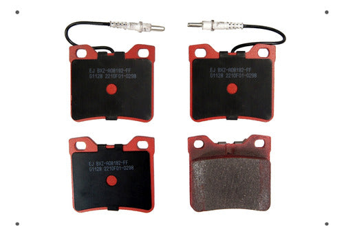 Pastilla Freno Ital Brakes Trasero Peugeot 406 2000 2008