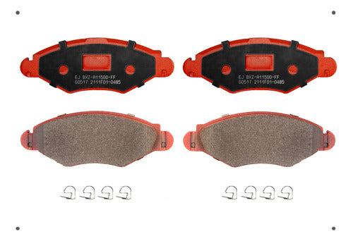Pastilla Freno Ital Brakes Delantero Peugeot 206 2000 2011
