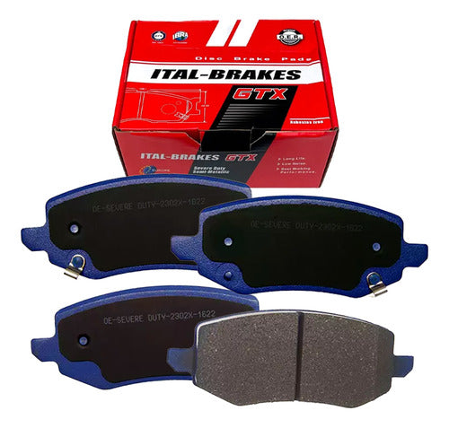 Kit Pastillas Delanteras + Traseras Freno Gtx Great Wall Poer 2022 2024