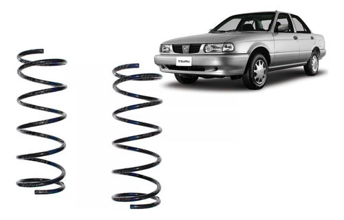 Resorte Espiral Delantero Nissan V16 1990 1997 X 2 Und