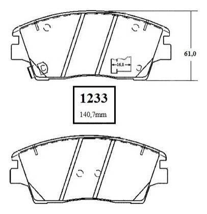 Pastilla Freno Delantero Hyundai Tucson 2.0 2015