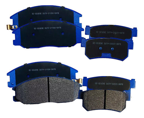 Kit Pastillas Delanteras + Traseras Freno Ssangyong Actyon Sport 2005 2021