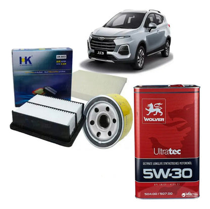Kit Filtros Jac S3 2015 2022 + Aceite