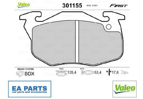 Pastilla Freno Delantero Peugeot 405 Deuville 1.8 1996 1998